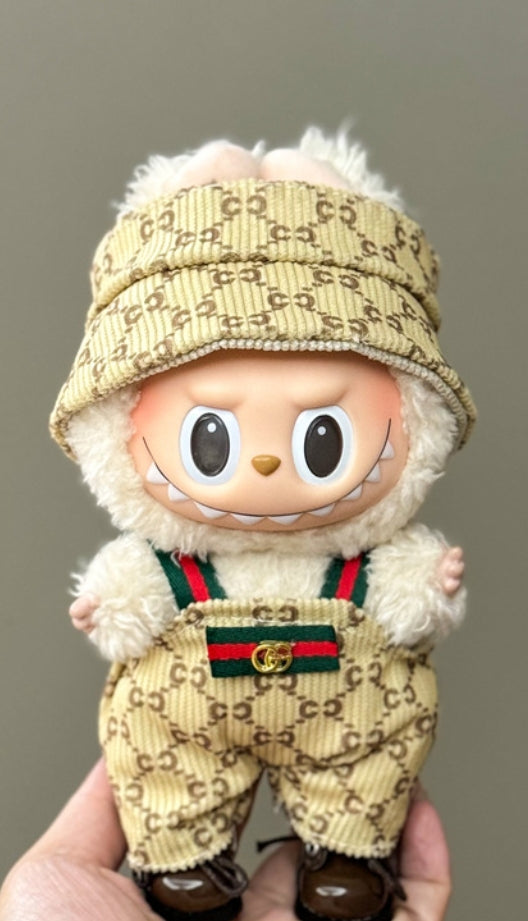 17cm Clothes For LABUBU The Monsters Plush Doll Keychain (LABUBU NOT INCLUDED) H