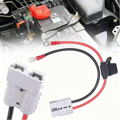 50A Anderson Plug Extension Cable Inline Maxi Fuse (2-Pack)