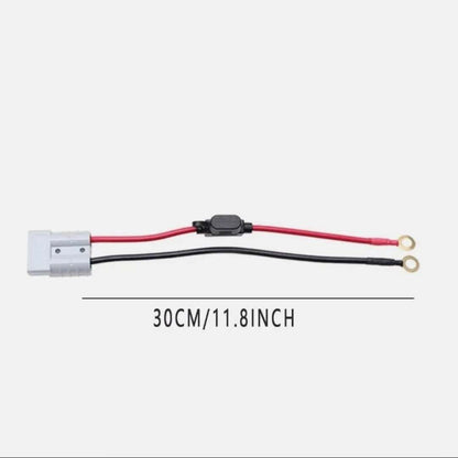 50A Anderson Plug Extension Cable Inline Maxi Fuse (2-Pack)