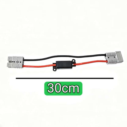 50A Midi Fused 30 cm Anderson Plug to Anderson Plug Extension Cable