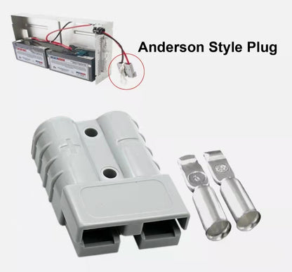 Anderson Style Plug Connectors 50 AMP 6AWG 12-24V DC Power Tool