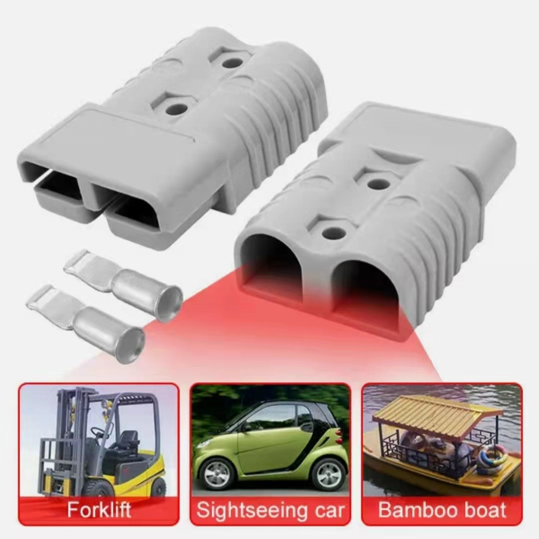 Anderson Style Plug Connectors 50 AMP 6AWG 12-24V DC Power Tool