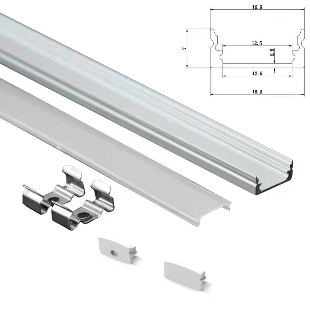 Aluminium Cover Line Holder Led Light Channel Strip lights Bar Profile