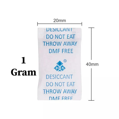 High-quality 1g silica gel desiccant packet – perfect for moisture control in packaging, electronics, and storage. Safe, compact, and effective drying solution.